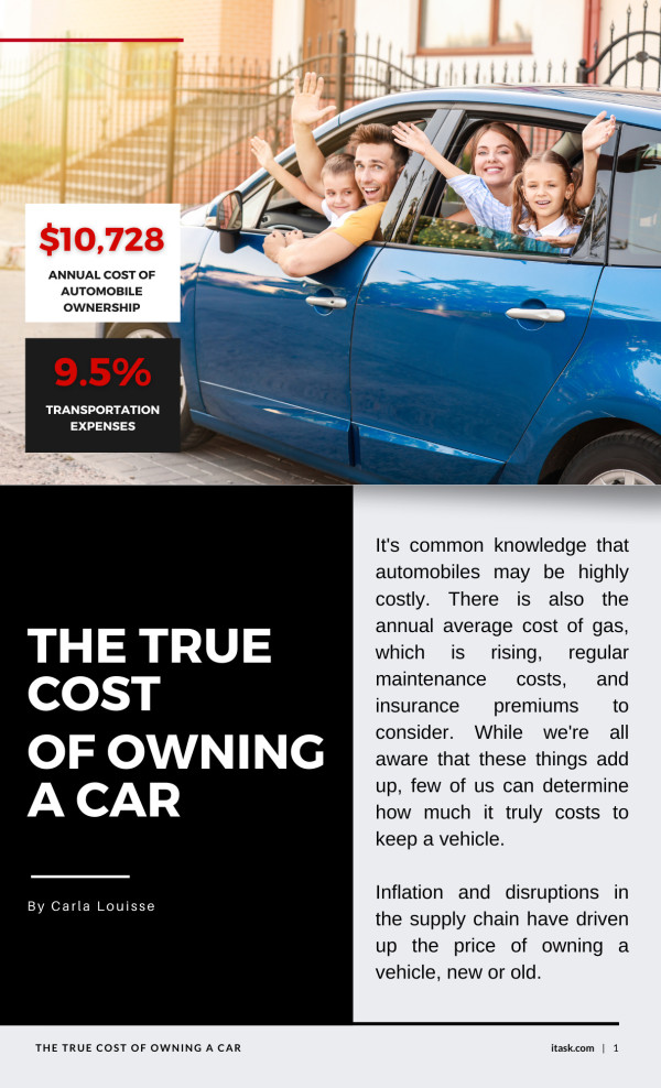 The True Cost Of Owning A Car