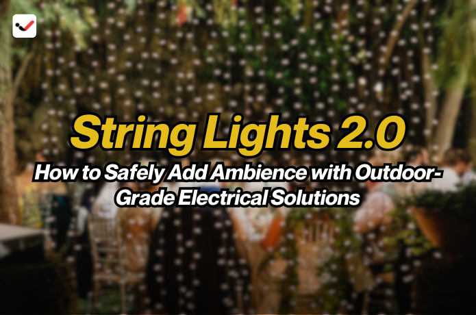 iTaskApp Services - String Lights 2.0: How to Safely Add Ambience with Outdoor-Grade Electrical Solutions