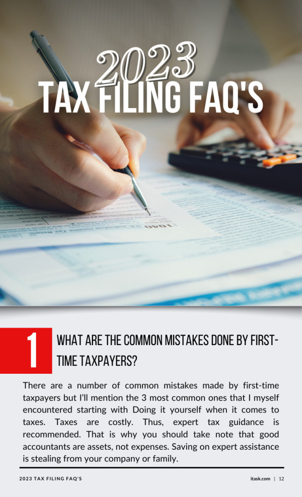 2023 Tax Filing FAQs