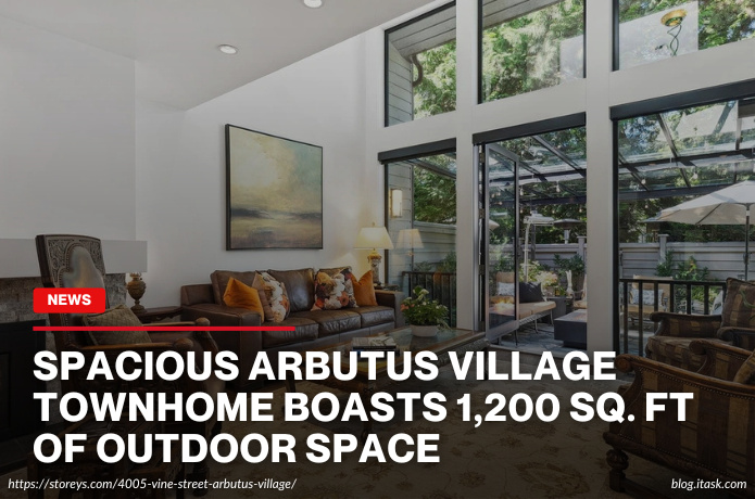 iTaskApp Services - Spacious Arbutus Village Townhome Boasts 1,200 Sq. Ft Of Outdoor Space