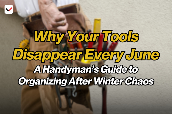iTaskApp Services - Why Your Tools Disappear Every June: A Handyman’s Guide to Organizing After Winter Chaos