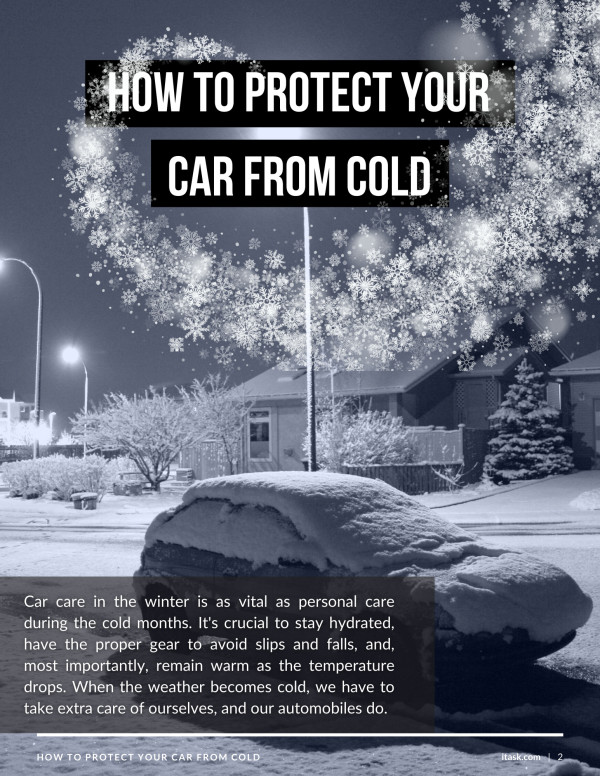 How To Protect Your Car Cold
