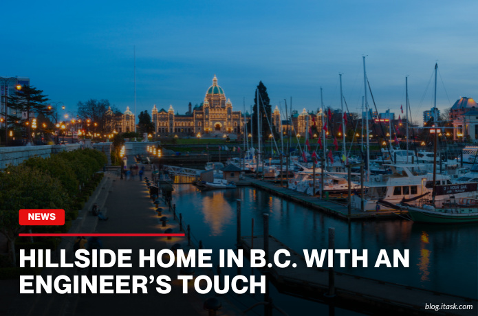 iTaskApp Services - Hillside home in B.C. with an engineer’s touch