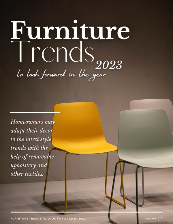 Furniture Trends To Look Forward in The Year 2023
