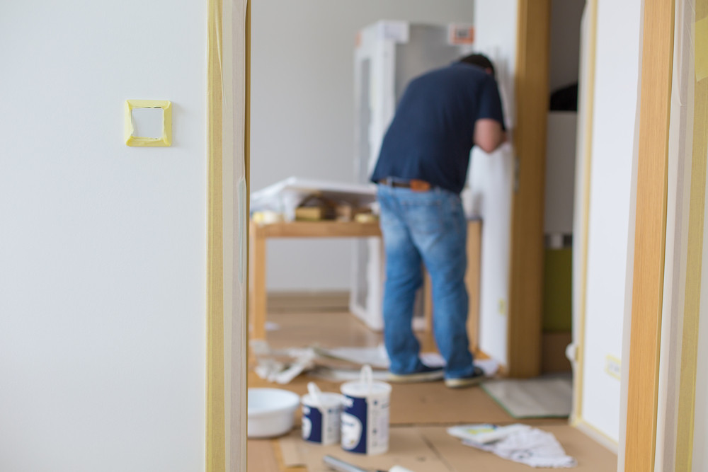 Tape, Plaster, Prime and Paint