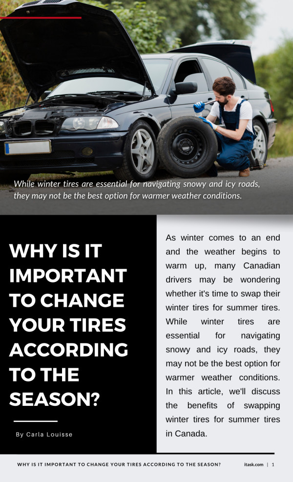WHY IS IT IMPORTANT TO CHANGE YOUR TIRES ACCORDING TO THE SEASON?