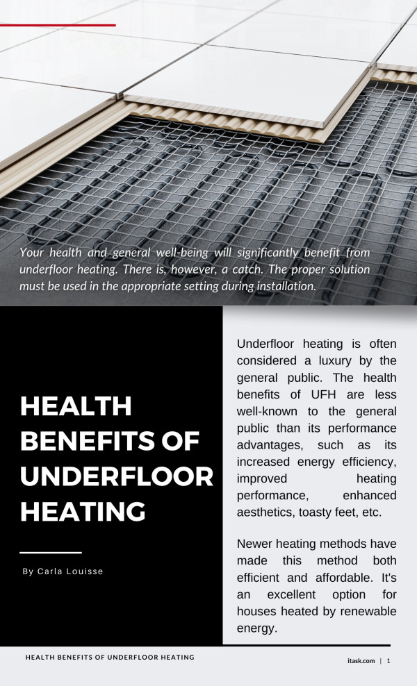 Health Benefits of Underfloor Heating